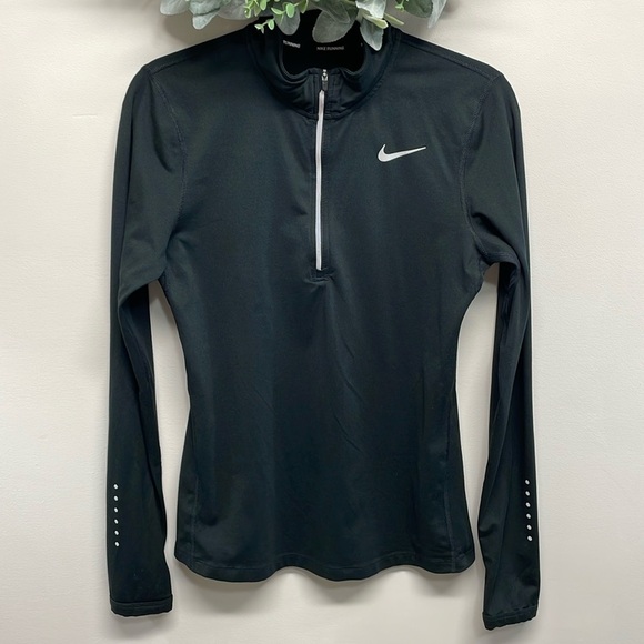 Nike Dri Fit Element Long Sleeve 1/2 Zip Running Top S - Picture 1 of 16
